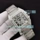 Best Clone Cartier Santos 100XL Watch Fully Iced Out Roman Numerals Dial (2)_th.jpg